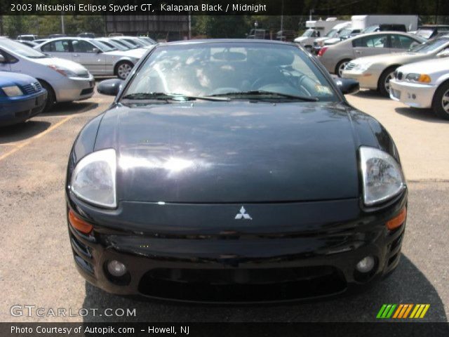2003 Mitsubishi Eclipse Spyder GT in Kalapana Black