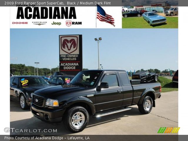 2009 Ford Ranger Sport SuperCab in Black