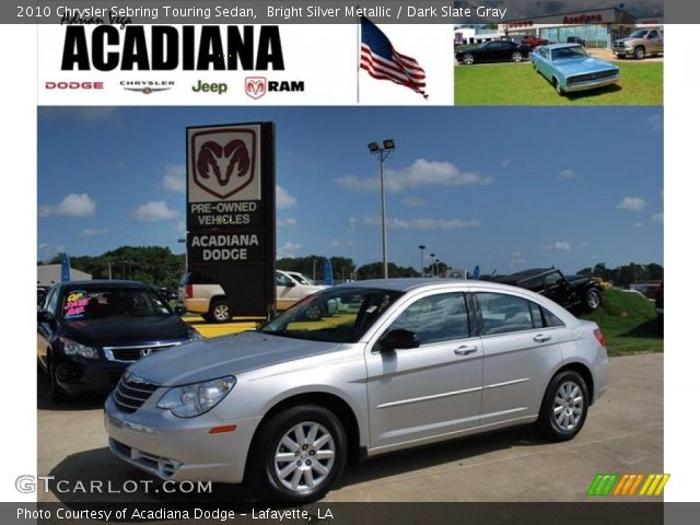 2010 Chrysler Sebring Touring Sedan in Bright Silver Metallic