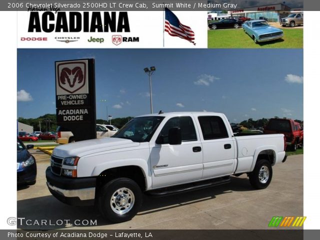 2006 Chevrolet Silverado 2500HD LT Crew Cab in Summit White