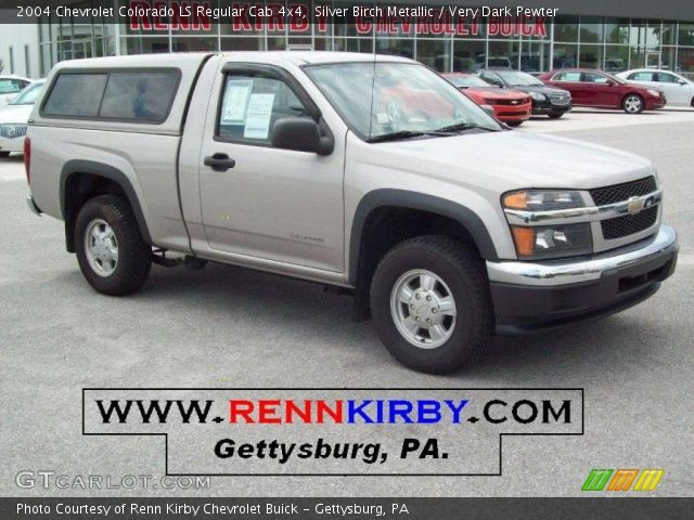 2004 Chevrolet Colorado LS Regular Cab 4x4 in Silver Birch Metallic