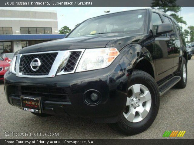 2008 Nissan Pathfinder S in Super Black