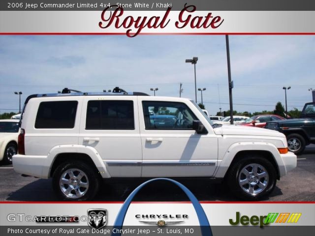 2006 Jeep Commander Limited 4x4 in Stone White