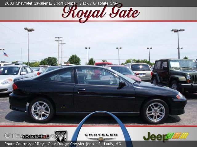 2003 Chevrolet Cavalier LS Sport Coupe in Black