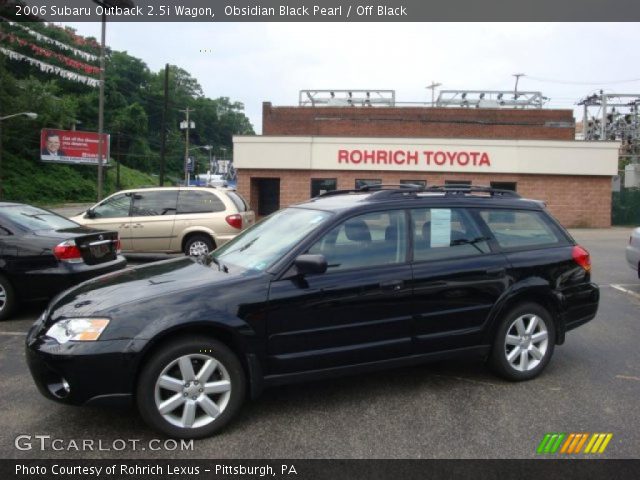 2006 Subaru Outback 2.5i Wagon in Obsidian Black Pearl