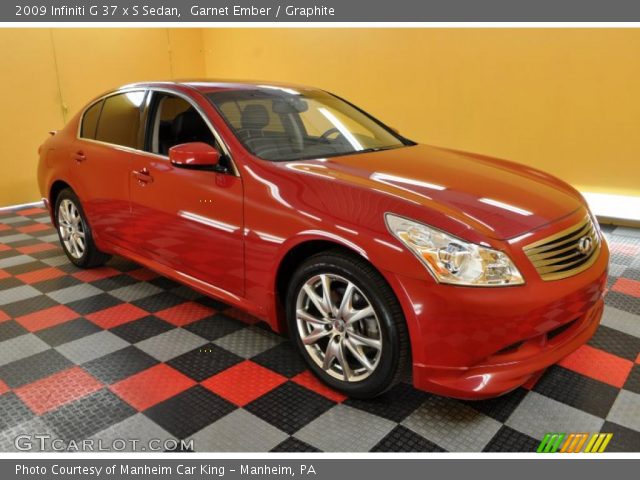 2009 Infiniti G 37 x S Sedan in Garnet Ember