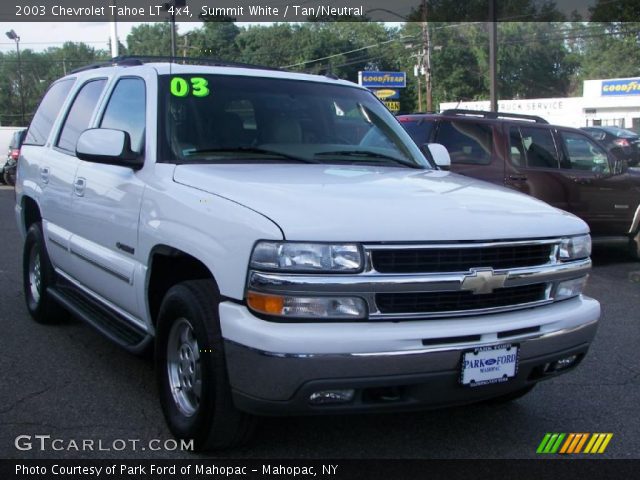 2003 Chevrolet Tahoe LT 4x4 in Summit White