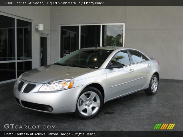 2008 Pontiac G6 Sedan in Liquid Silver Metallic