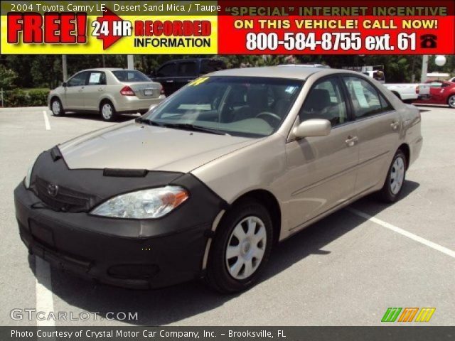 2004 Toyota Camry LE in Desert Sand Mica