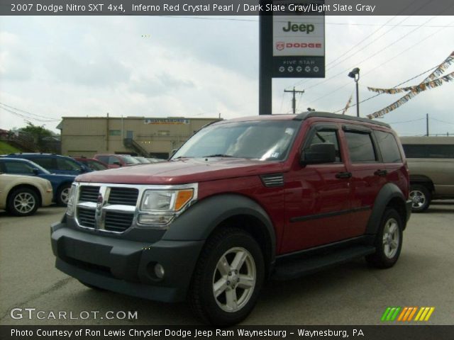 2007 Dodge Nitro SXT 4x4 in Inferno Red Crystal Pearl