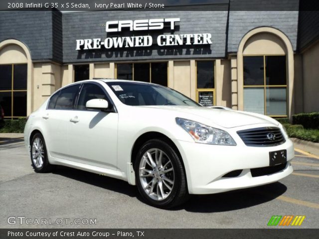 2008 Infiniti G 35 x S Sedan in Ivory Pearl White