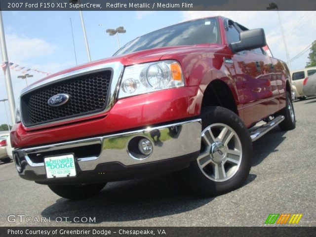 2007 Ford F150 XLT SuperCrew in Redfire Metallic