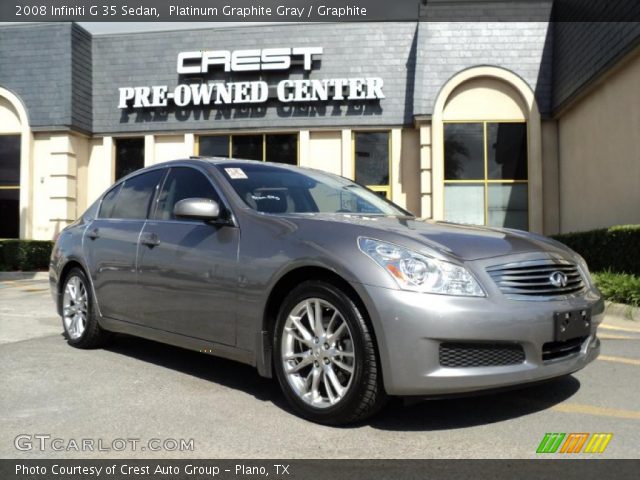 2008 Infiniti G 35 Sedan in Platinum Graphite Gray