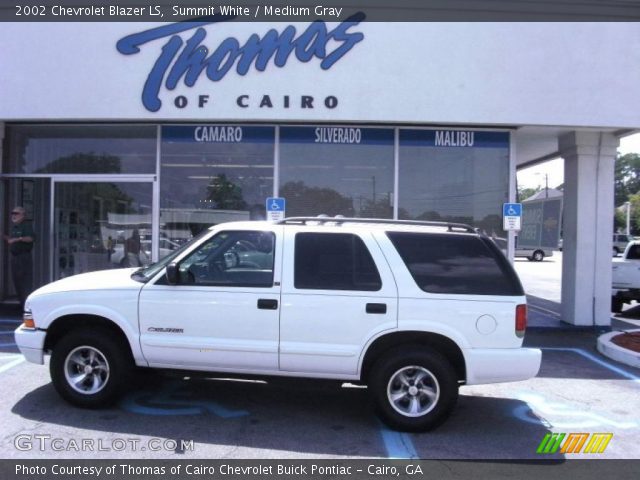 2002 Chevrolet Blazer LS in Summit White