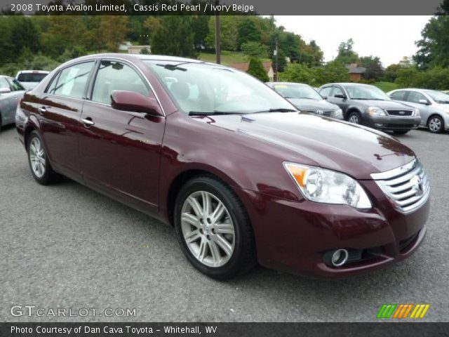 2008 Toyota Avalon Limited in Cassis Red Pearl