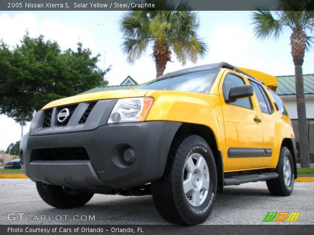 2005 Nissan Xterra S in Solar Yellow