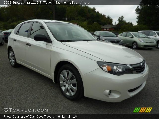 2008 Subaru Impreza 2.5i Wagon in Satin White Pearl