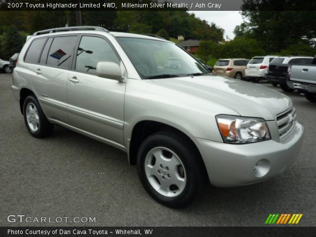 2007 Toyota Highlander Limited 4WD in Millenium Silver Metallic