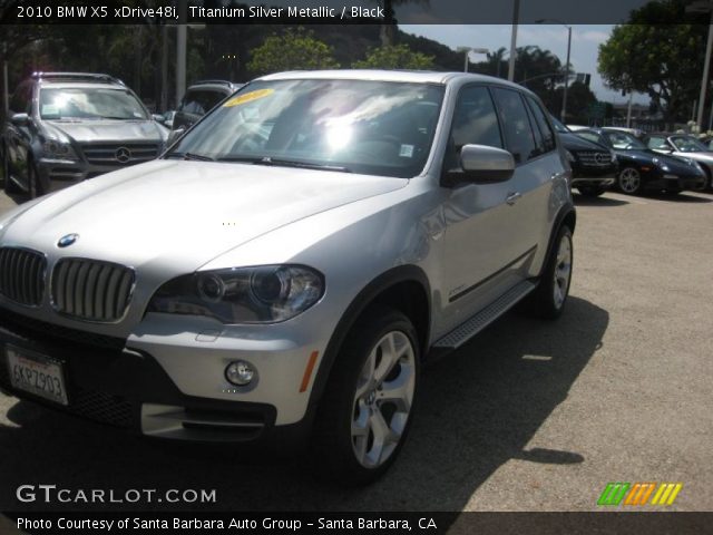 2010 BMW X5 xDrive48i in Titanium Silver Metallic