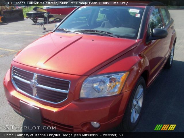 2010 Dodge Caliber Mainstreet in Sunburst Orange Pearl