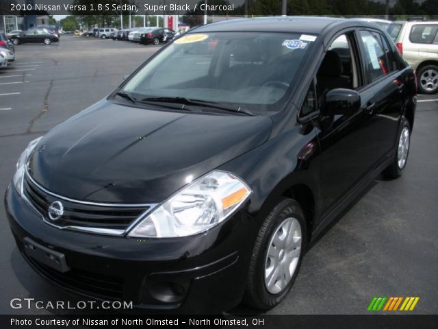2010 Nissan Versa 1.8 S Sedan in Super Black