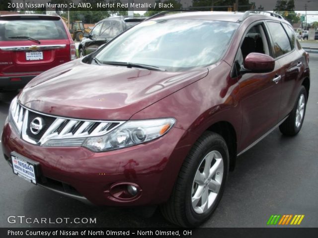 2010 Nissan Murano SL AWD in Merlot Red Metallic
