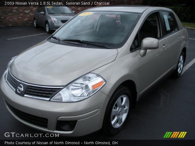 2009 Nissan Versa 1.8 SL Sedan in Sonoran Sand