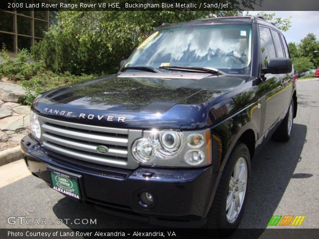 2008 Land Rover Range Rover V8 HSE in Buckingham Blue Metallic