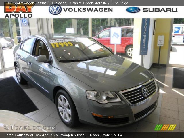 2007 Volkswagen Passat 2.0T Sedan in Granite Green Metallic