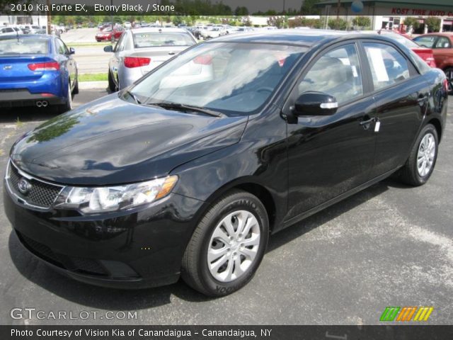 2010 Kia Forte EX in Ebony Black