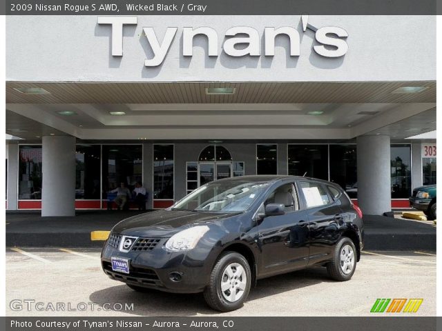 2009 Nissan Rogue S AWD in Wicked Black