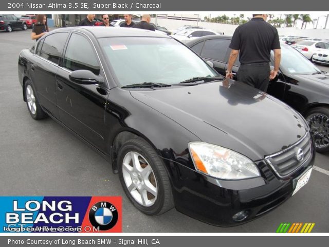2004 Nissan Altima 3.5 SE in Super Black