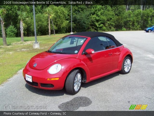 2008 Volkswagen New Beetle SE Convertible in Salsa Red
