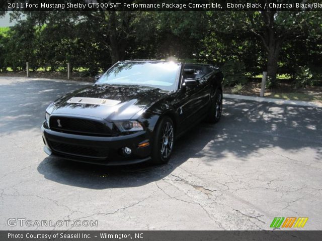 2011 Ford Mustang Shelby GT500 SVT Performance Package Convertible in Ebony Black