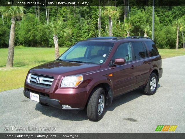 2008 Honda Pilot EX-L in Dark Cherry Pearl