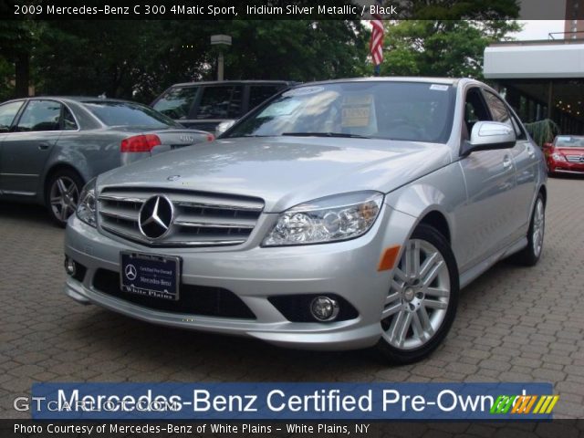 2009 Mercedes-Benz C 300 4Matic Sport in Iridium Silver Metallic