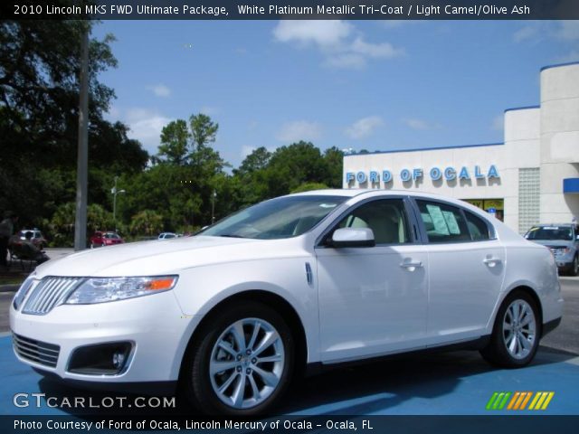 2010 Lincoln MKS FWD Ultimate Package in White Platinum Metallic Tri-Coat