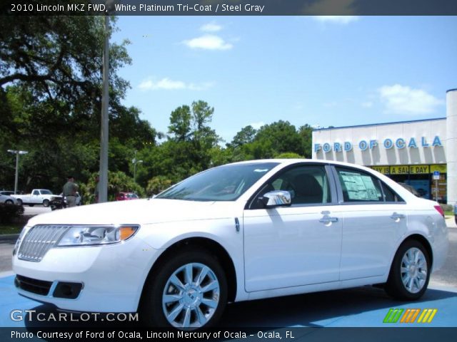 2010 Lincoln MKZ FWD in White Platinum Tri-Coat