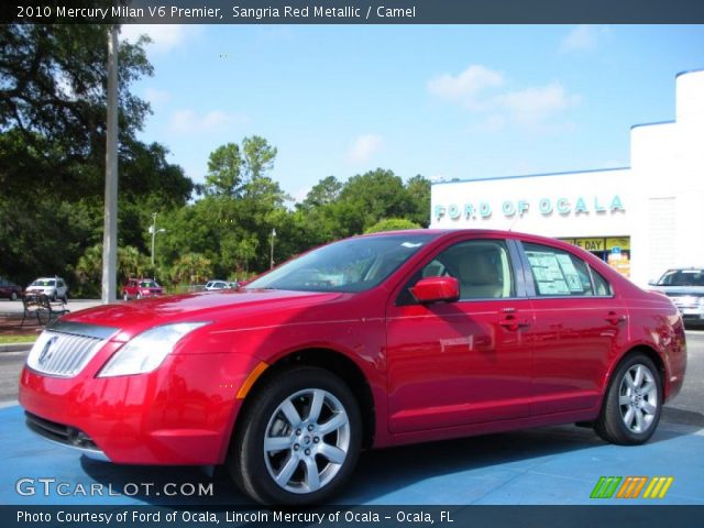 2010 Mercury Milan V6 Premier in Sangria Red Metallic