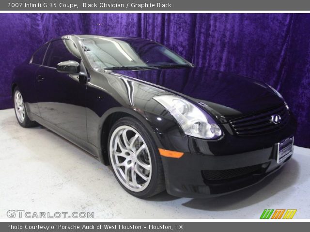 2007 Infiniti G 35 Coupe in Black Obsidian