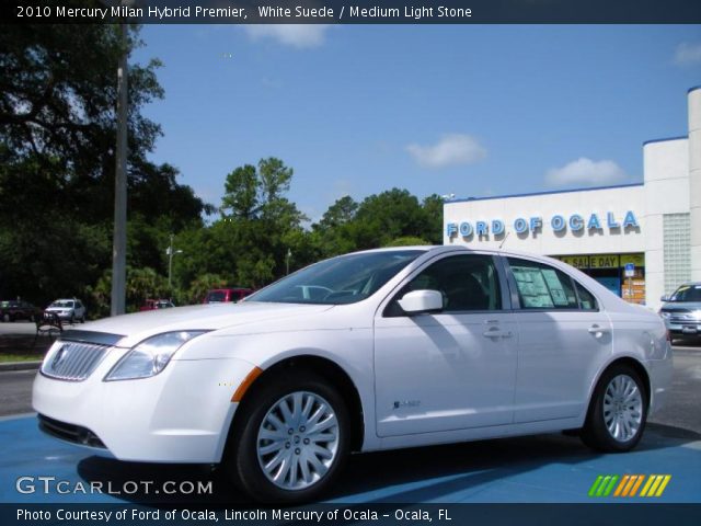 2010 Mercury Milan Hybrid Premier in White Suede
