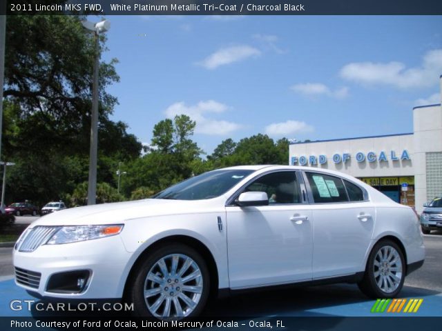 2011 Lincoln MKS FWD in White Platinum Metallic Tri-Coat