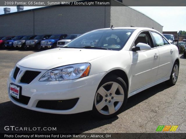 2009 Pontiac G6 Sedan in Summit White