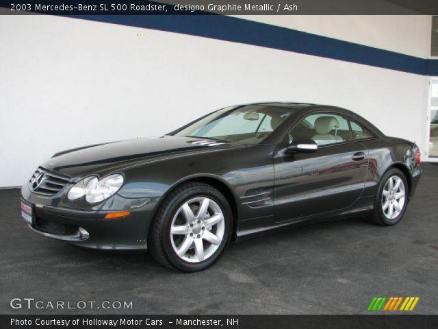 2003 Mercedes-Benz SL 500 Roadster in designo Graphite Metallic