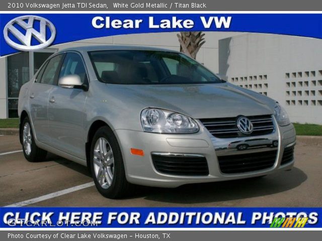 2010 Volkswagen Jetta TDI Sedan in White Gold Metallic