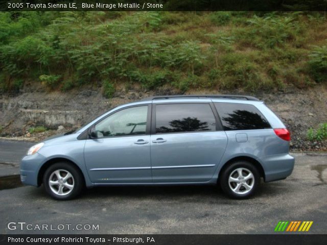 2005 Toyota Sienna LE in Blue Mirage Metallic