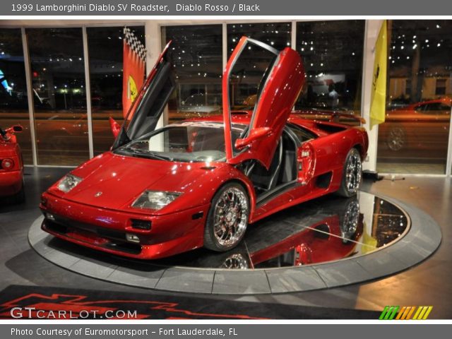 1999 Lamborghini Diablo SV Roadster in Diablo Rosso