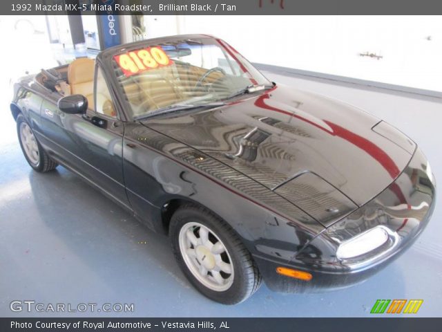 1992 Mazda MX-5 Miata Roadster in Brilliant Black