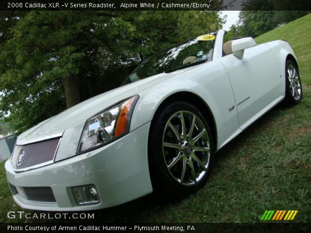 2008 Cadillac XLR -V Series Roadster in Alpine White