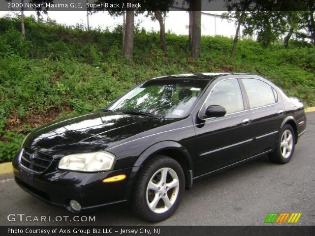 2000 Nissan Maxima GLE in Super Black